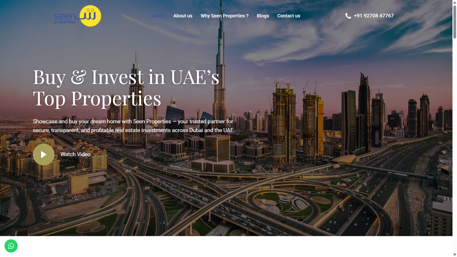 Seen Properties - Webtrix Innovations Project