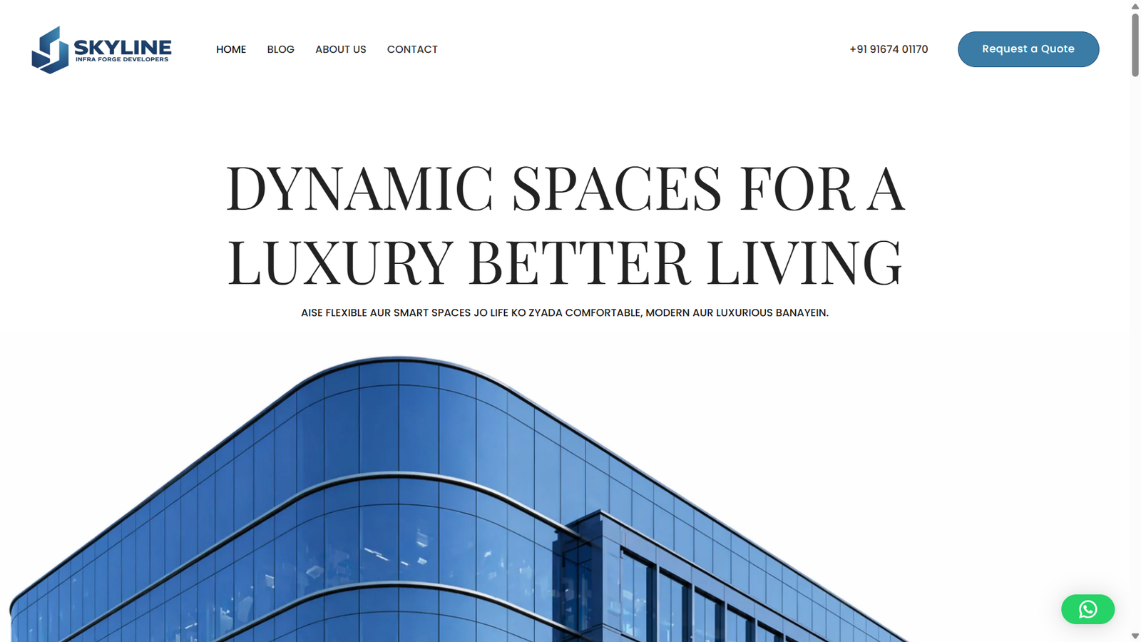 Skyline Infraforge Developers - Webtrix Innovations Project